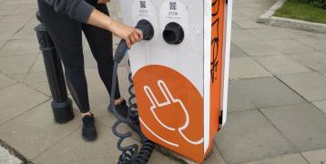 Electric charging point